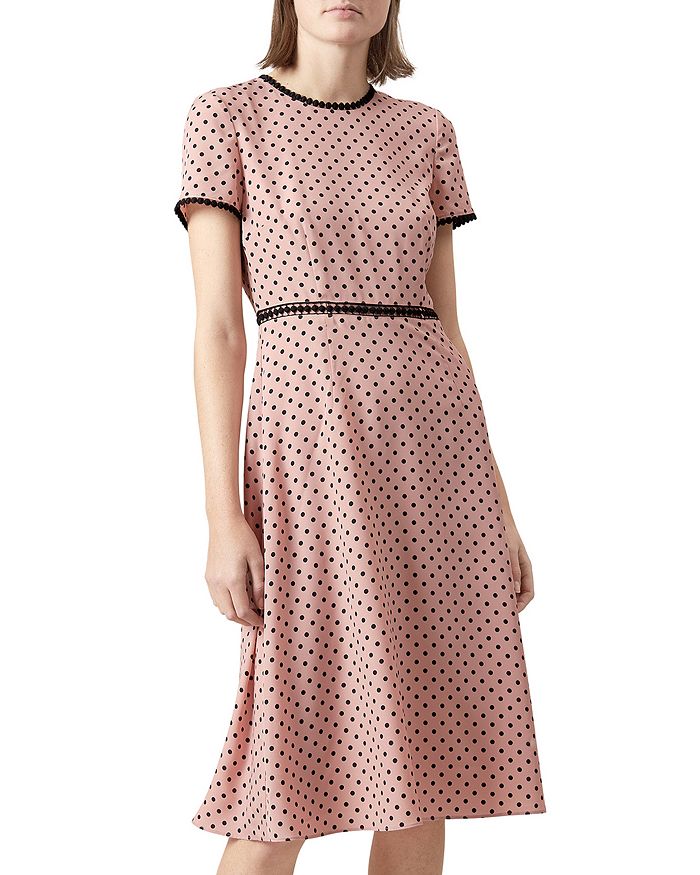 Hobbs polka dot dress online
