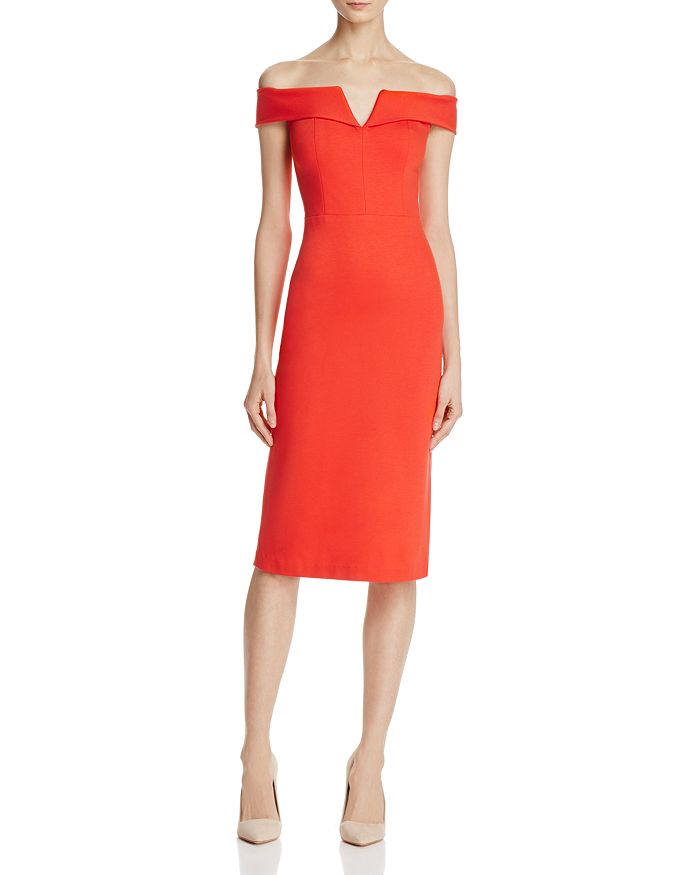 Alice and Olivia Alice Olivia Sienna Off the Shoulder Dress Bloomingdale s