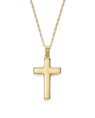 flat cross necklace