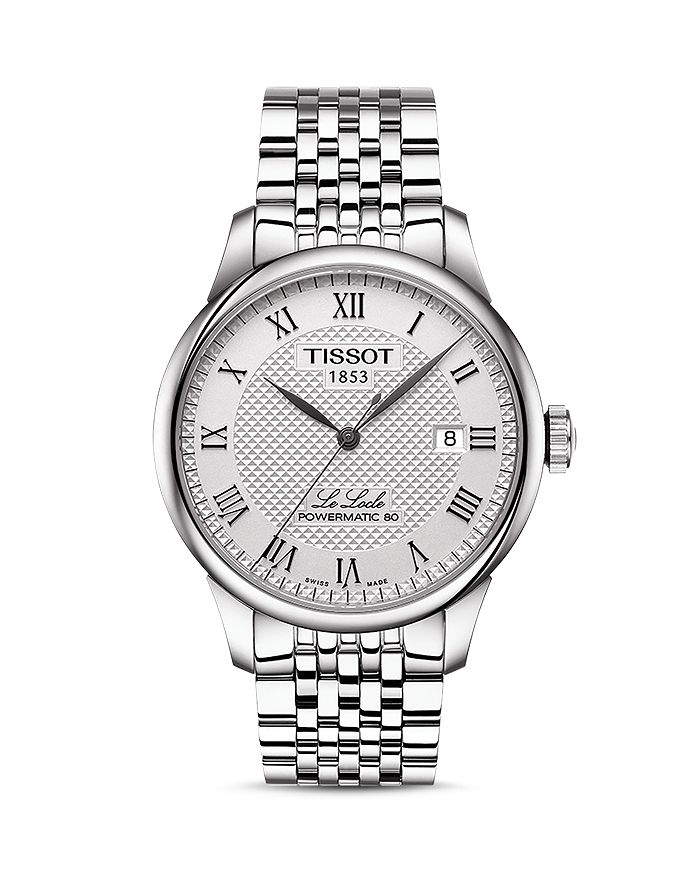 Tissot Le Locle Watch, 39.3mm In Silver
