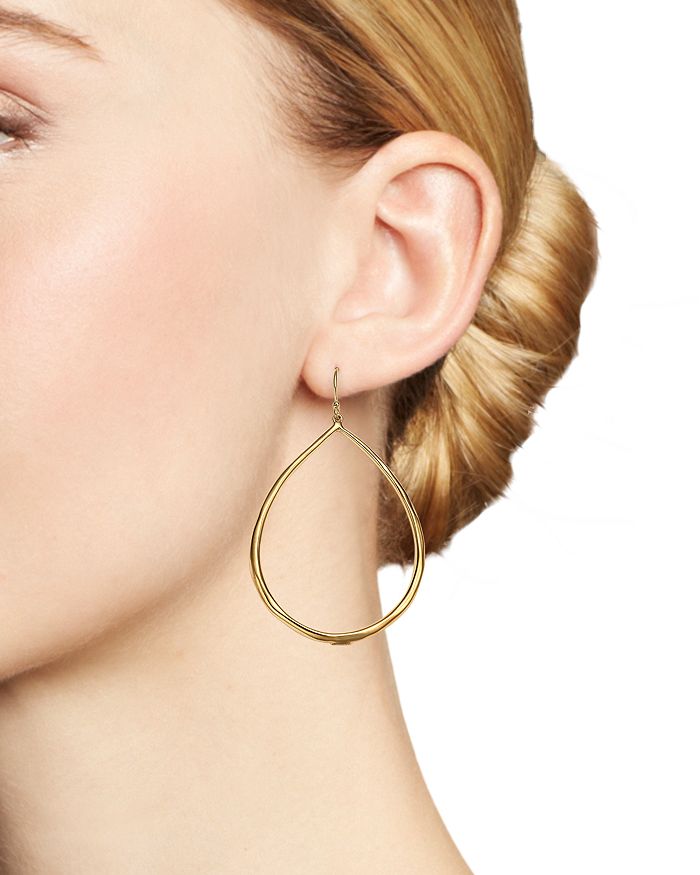Shop Ippolita 18k Yellow Gold Glamazon Faceted Large Teardrop Earrings