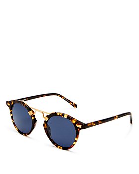 Krewe - Unisex St. Louis 24K Polarized Round Sunglasses, 46mm