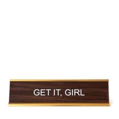 He Said She Said - Get It Girl Nameplate