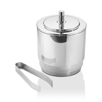 Georg Jensen Manhattan Ice Bucket & Tong | Bloomingdale's