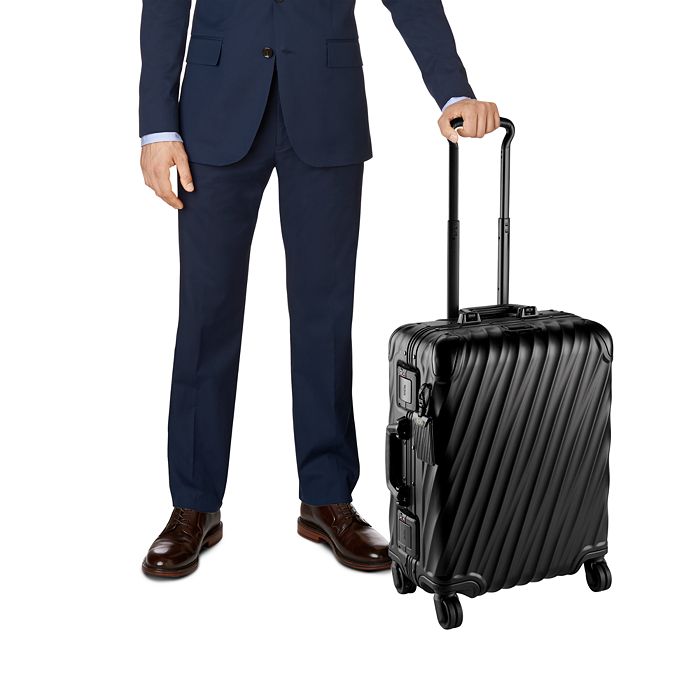 Shop Tumi 19 Degree Aluminum Continental Carry On In Silver