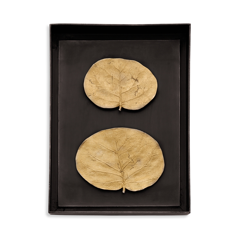 Michael Aram Special Editions Botanical Leaf Shadow Box In Gold