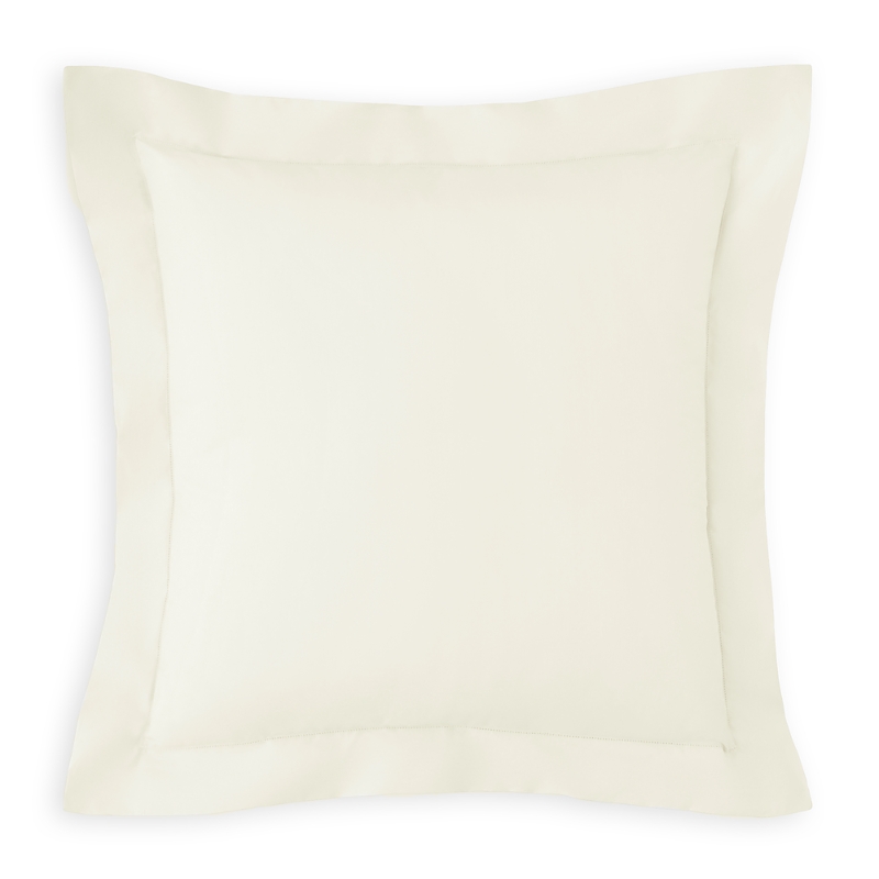 Matouk Sierra Hemstitch Euro Sham In Neutral