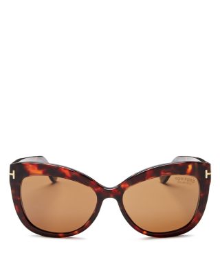 tom ford oversized cat eye sunglasses