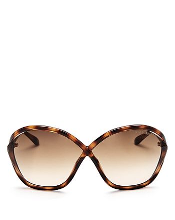 Tom Ford Women's Bella Oversized Round Sunglasses, 75mm | Bloomingdale's