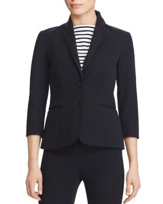 three quarter sleeve blazer