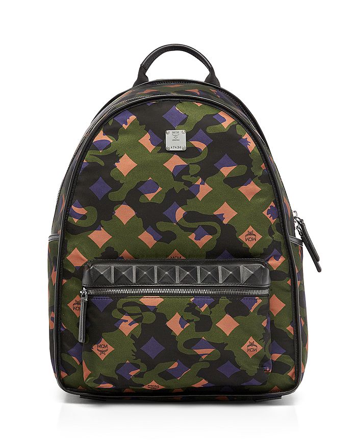 MCM Dieter Munich Lion Camo Nylon Backpack Bloomingdale s