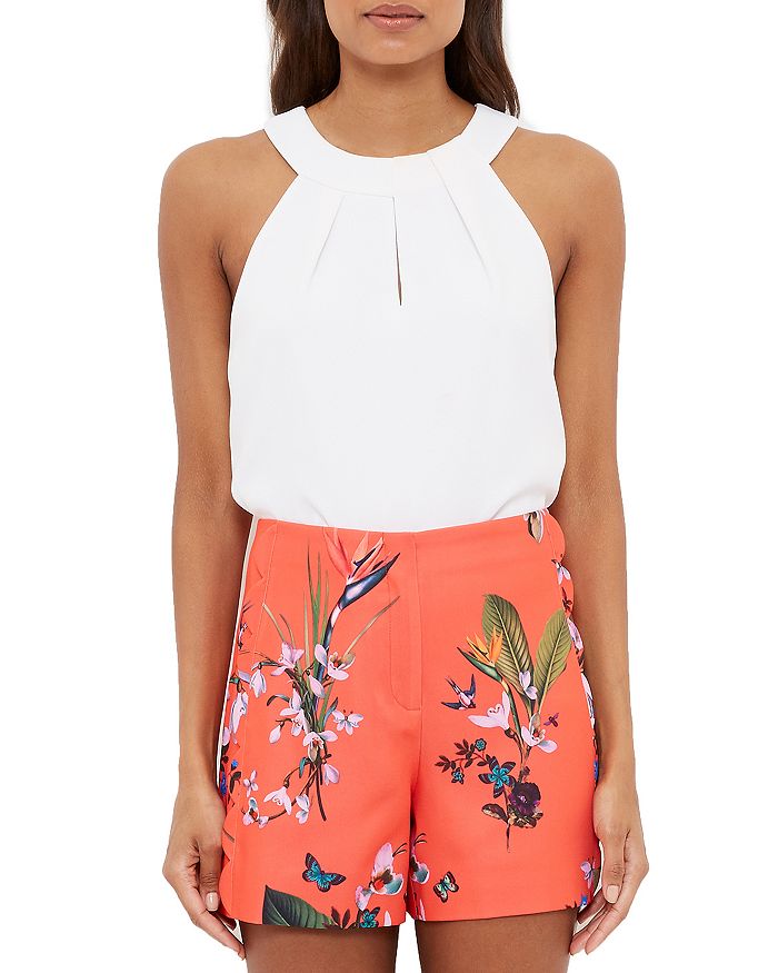 Ted Baker Tropical Oasis Scallop Detail Shorts Bloomingdale s