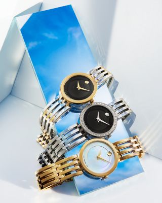 Movado Esperanza Mother-Of-Pearl Watch, 28mm | Bloomingdale display picture 2