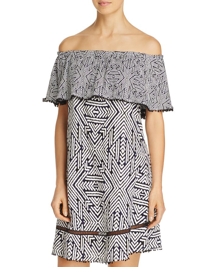 Red Carter Off the Shoulder Dress Swim Cover Up Bloomingdale s