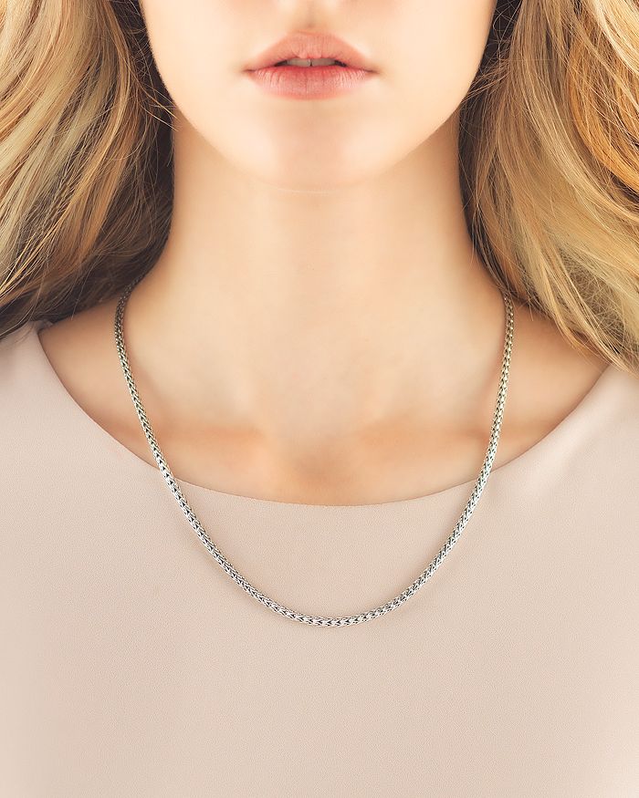 Shop John Hardy Sterling Silver Classic Chain Slim Necklace
