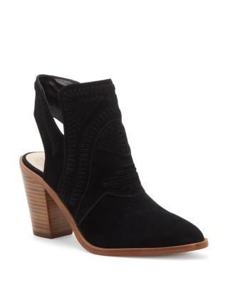 VINCE CAMUTO - Women's Binks Block Heel Whipstitched Booties