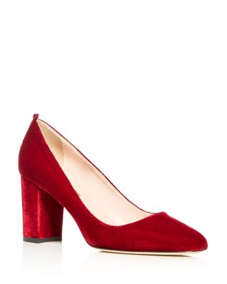 SJP by Sarah Jessica Parker - Women's Prosper Velvet Block Heel Pumps - 100% Exclusive