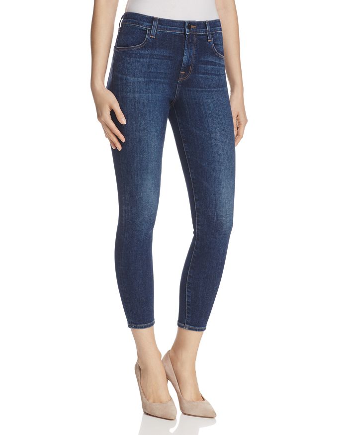 J Brand Alana High Rise Crop Jeans in Mesmeric | Bloomingdale's