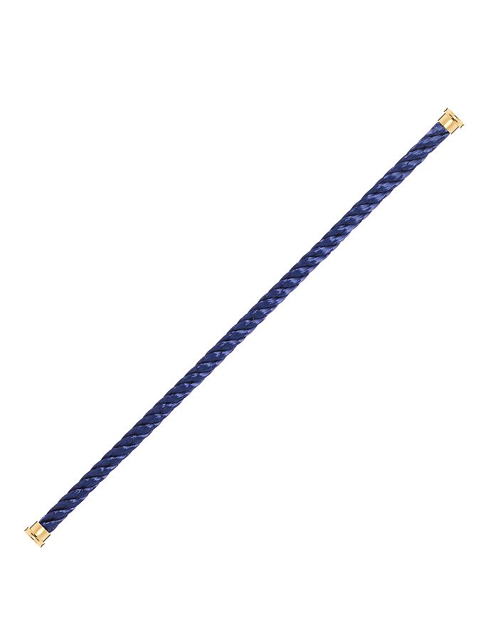 Fred Force 10 Large Cable Bracelet In Dark Blue/gold