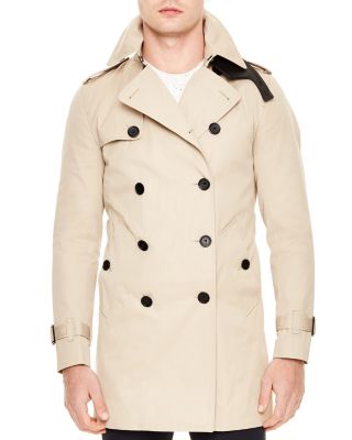 sandro magnetic trench coat