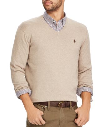 Polo Ralph Lauren V-Neck Cotton Sweater | Bloomingdale's