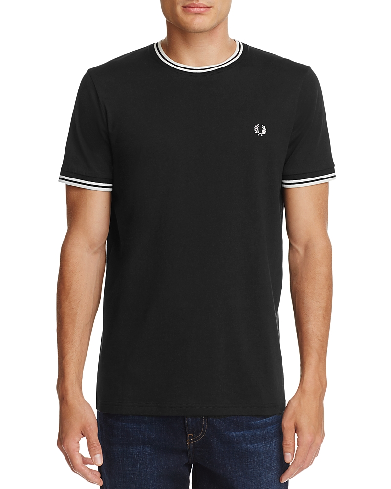 Fred Perry Twin Tipped T-shirt - Navy In Black