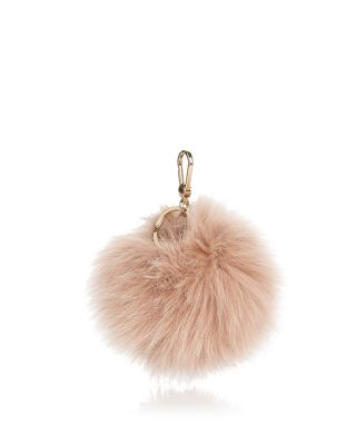 fur pom pom bag