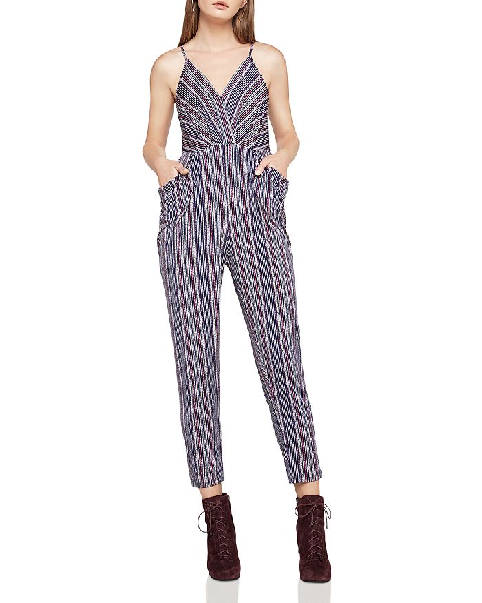 BCBGENERATION Draped Pocket Jumpsuit Bloomingdale s