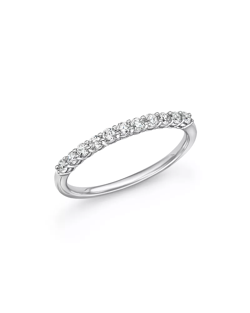 Diamond Band in 14K White Gold, .33 tcw
