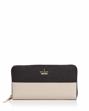 kate spade new york Cameron Street Lacey Color Block Saffiano Leather Wallet  | Bloomingdale's