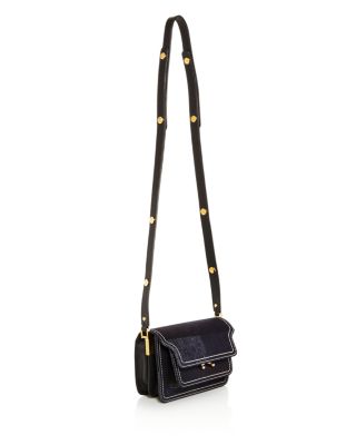 Marni Trunk Small Denim Shoulder Bag | Bloomingdale's