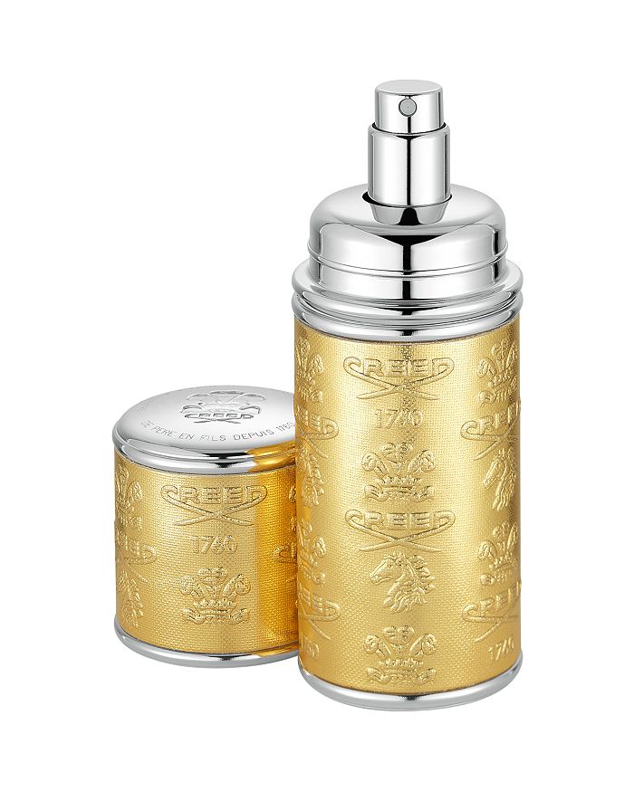 CREED DELUXE LEATHER & SILVER-TONE BOTTLE ATOMIZER,1605000151