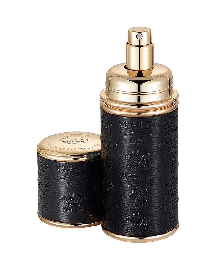 Creed DELUXE LEATHER & GOLD-TONE BOTTLE ATOMIZER