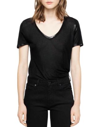 Zadig & Voltaire Tino Foil T-Shirt | Bloomingdale's
