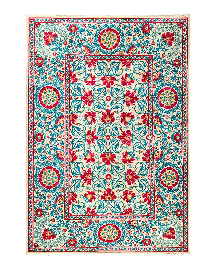 Bloomingdale's Solo Rugs Suzani Area Rug, 6' x 9' Bloomingdale's