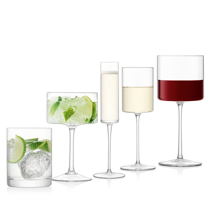 LSA International Otis Red Wine Glasses Set of 4