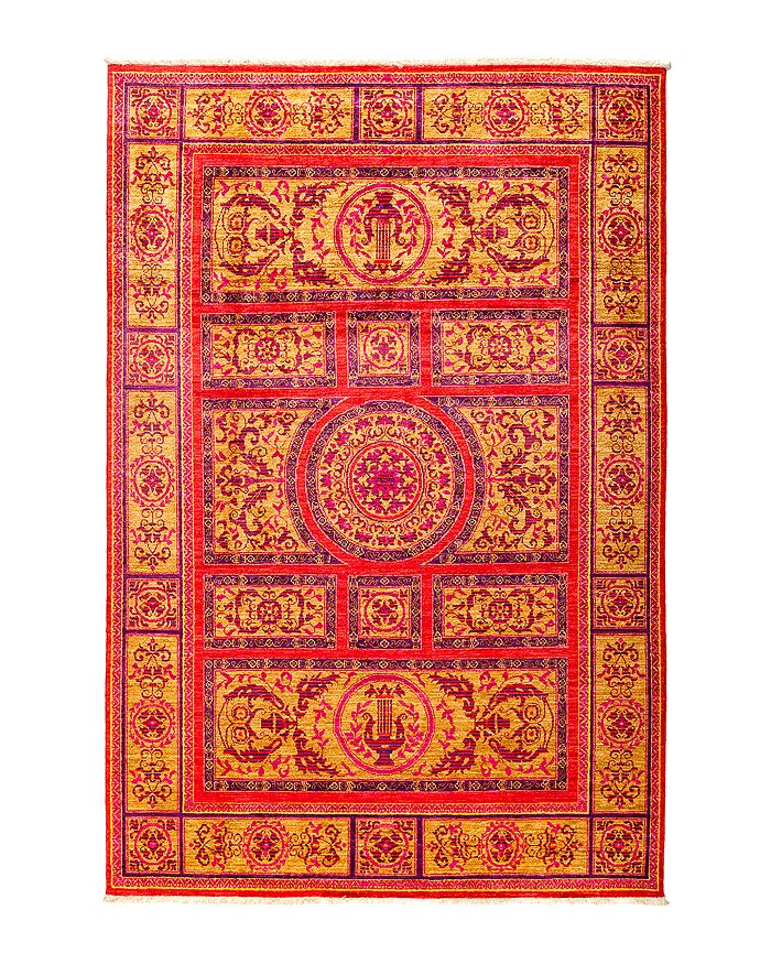 Bloomingdale's Solo Rugs Eclectic Area Rug, 8' 8 X 5' 10 In Red/yellow
