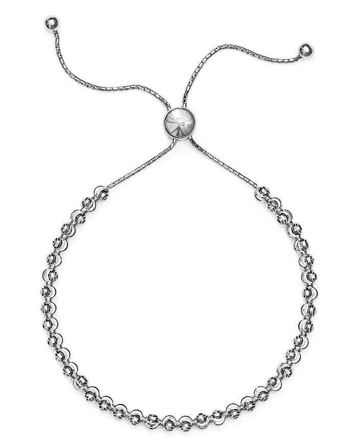 Officina Bernardi Moon Bead Bracelet In Silver