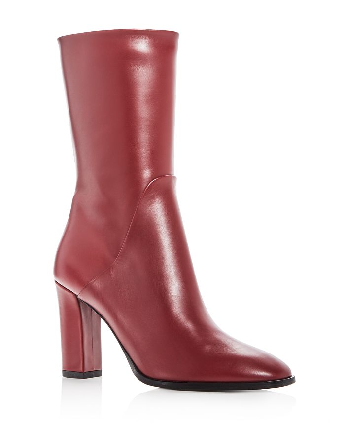 Via spiga red suede boots top