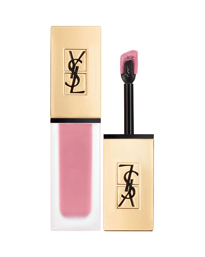 Saint Laurent Tatouage Couture Liquid Matte Lip Stain In 11 Rose Illicite