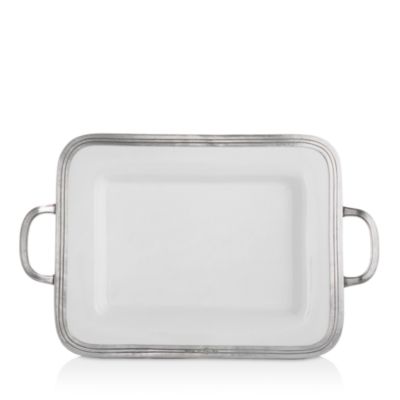 Tuscan Small Rectangular Tray with Handles
