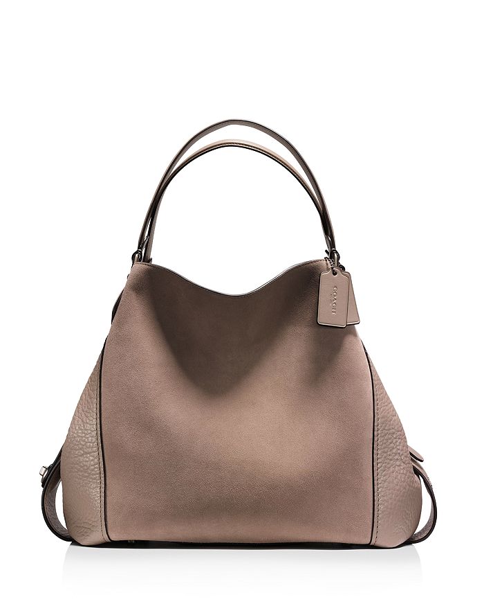 Coach edie shoulder top bag 42 black