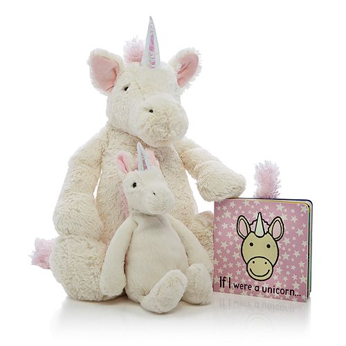 Jellycat Bashful Unicorn If I Were A Unicorn Book Ages 0