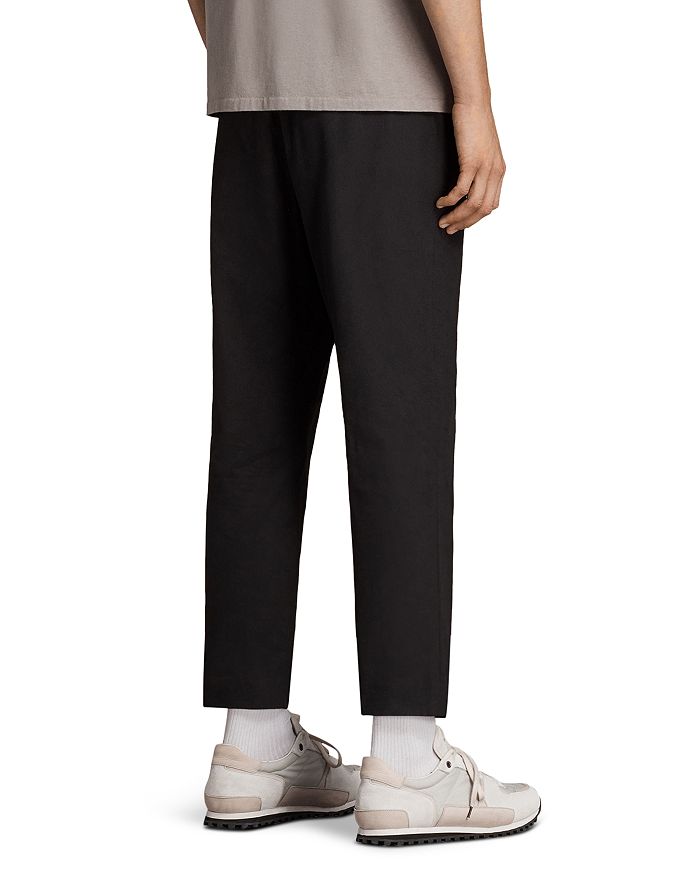 black slim fit dress pants