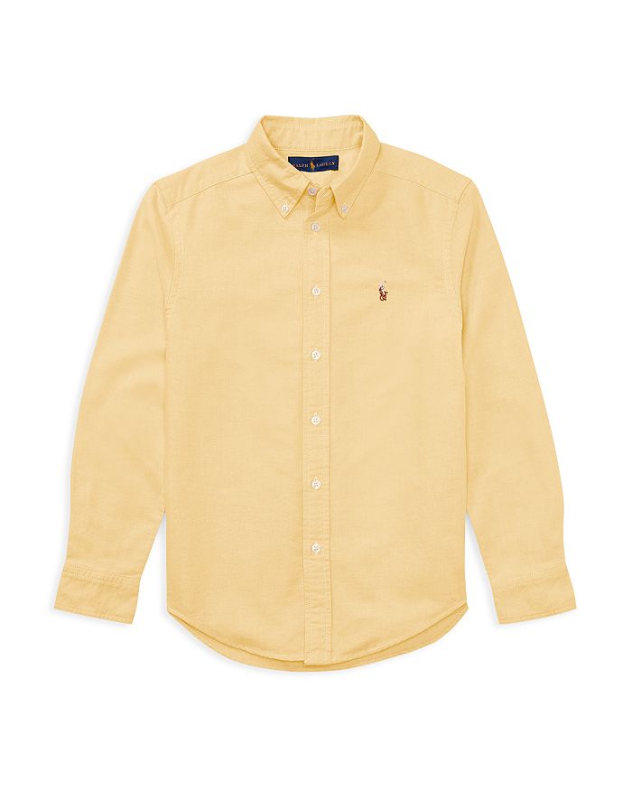Ralph Lauren Polo  Boys' Cotton Oxford - Big Kid In Yellow