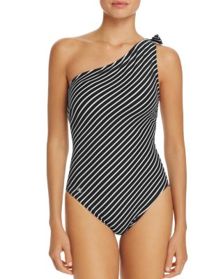 ralph lauren one shoulder swimsuit