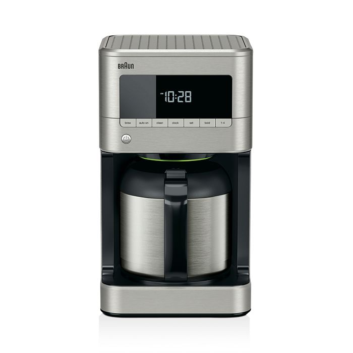Braun BrewSense Stainless Steel 10c Thermal Carafe Drip Coffee Maker with  PureFlavor System