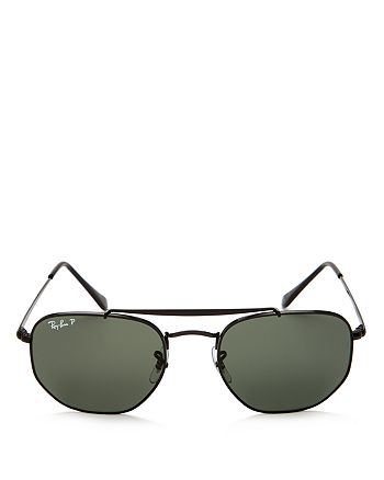 Ray-Ban Unisex Marshal Polarized Hexagonal Sunglasses, 54mm | Bloomingdale's