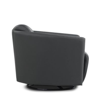 Hollister Leather Swivel Chair