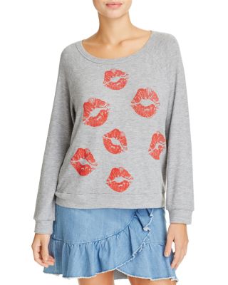 lauren moshi lips sweatshirt